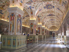 Сикстинский салон в Ватиканской библиотеке