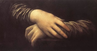Мона Лиза (Леонардо да Винчи, деталь картины)